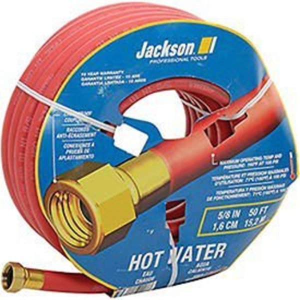 Jackson Professional Tools 5/8 X 50'L Hot Water Rubber Garden Hose 4008600A